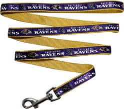 Pets First Satin Dog Leash, Baltimore Ravens, Large