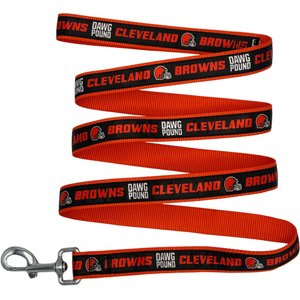 Pets First Satin Dog Leash, Cleveland Browns, Large