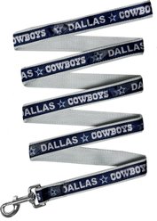 Pets First Satin Dog Leash, Dallas Cowboys, Large