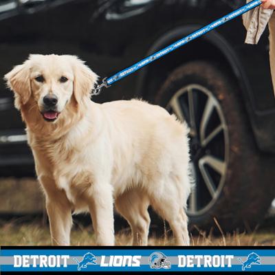 Show full view: Pets First Satin Dog Leash, Detroit Lion, Large slide 3 of 4