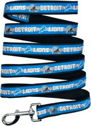 Pets First Satin Dog Leash, Detroit Lions, Medium