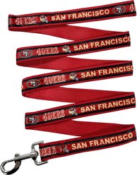 Pets First Satin Dog Leash, San Francisco 49ers, Medium
