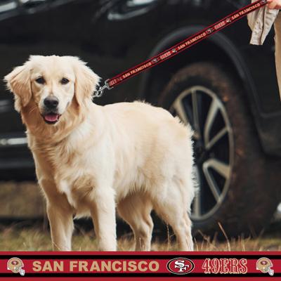 Show full view: Pets First Satin Dog Leash, San Francisco 49ers, Small slide 2 of 4