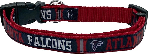 Show full view: Pets First Satin Nylon Dog Collar, Atlanta Falcons, Large slide 2 of 5