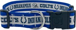 Pets First Satin Nylon Dog Collar, Indianapolis Colts, X-Large
