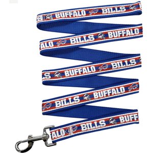 Pets First Satin Nylon Dog Leash, Buffalo Bills, Large: 72-in long, 1-in wide