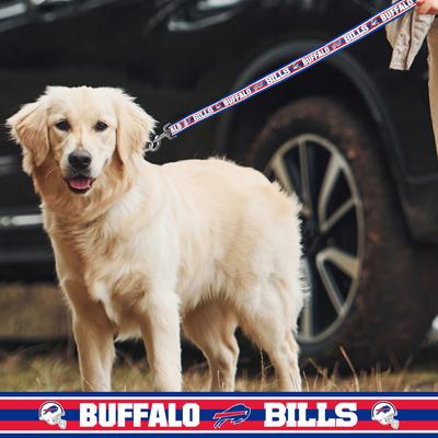 Show full view: Pets First Satin Nylon Dog Leash, Buffalo Bills, Large: 72-in long, 1-in wide slide 3 of 5
