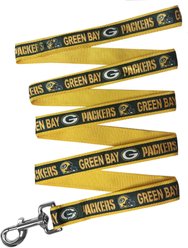 Pets First Satin Nylon Dog Leash, Green Bay Packers, Large: 72-in long, 1-in wide