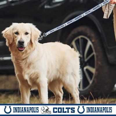 Show full view: Pets First Satin Nylon Dog Leash, Indianapolis Colts, Large: 72-in long, 1-in wide slide 3 of 5