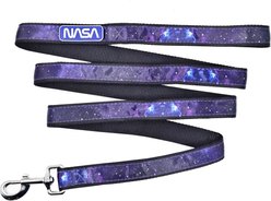 Pets First Satin Nylon Dog Leash, Nasa, Small: 48-in long, 3/8 -in wide
