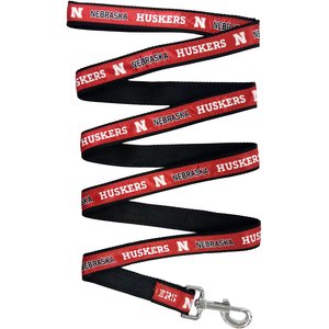 Pets First Satin Nylon Dog Leash, Nebraska, Large: 72-in long, 1-in wide