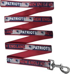 Pets First Satin Nylon Dog Leash, New England Patriots, Large: 72-in long, 1-in wide