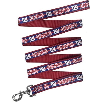 Pets First Pets First Satin Nylon Dog Leash, New York Giants, Medium: 48-in long, 5/8-in wide