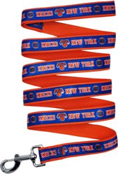 Pets First Satin Nylon Dog Leash, New York Knicks, Small: 48-in long, 3/8 -in wide