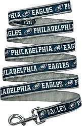 Pets First Satin Nylon Dog Leash, Philadelphia Eagles, Large: 72-in long, 1-in wide