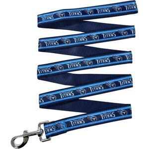 Pets First Satin Nylon Dog Leash, Tennessee Titans, Medium: 48-in long, 5/8-in wide