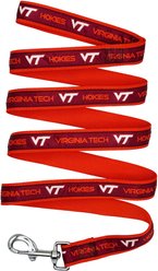 Pets First Satin Nylon Dog Leash, VA Tech, Large