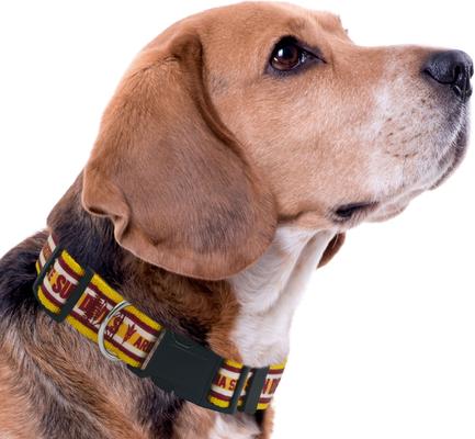 Show full view: Pets First Satin Nylon Standard Dog Collar, Arizona State, Large: 14 to 24-in neck, 1-in wide slide 3 of 6