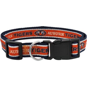 Pets First Satin Nylon Standard Dog Collar, Auburn, Small: 6 to 12-in neck, 3/8-in wide