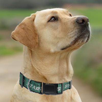Show full view: Pets First Satin Nylon Standard Dog Collar, Dallas Stars, Large: 14 to 24-in neck, 1-in wide slide 5 of 6