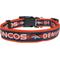 Show in main carousel: Pets First Satin Nylon Standard Dog Collar, Denver Broncos, Medium: 10 to 16-in neck, 5/8-in wide slide 3 of 7