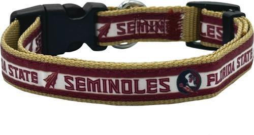 Show full view: Pets First Satin Nylon Standard Dog Collar, Florida State, Large: 14 to 24-in neck, 1-in wide slide 2 of 6