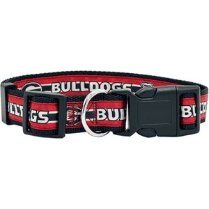 Pets First Satin Nylon Standard Dog Collar, Georgia, Large: 14 to 24-in neck, 1-in wide