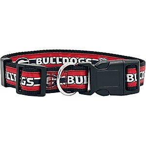 Pets First Satin Nylon Standard Dog Collar, Georgia, Small: 6 to 12-in neck, 3/8-in wide