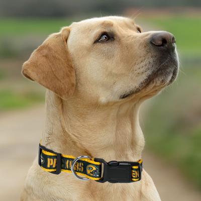 Show full view: Pets First Satin Nylon Standard Dog Collar, Green Bay Packers, Large: 14 to 24-in neck, 1-in wide slide 5 of 6