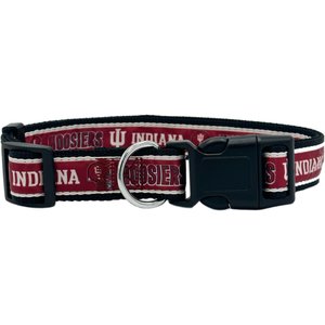 Pets First Satin Nylon Standard Dog Collar, Indiana, Large: 14 to 24-in neck, 1-in wide