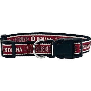 Pets First Satin Nylon Standard Dog Collar, Indiana, Small: 6 to 12-in neck, 3/8-in wide