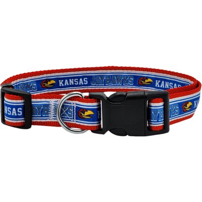 Pets First Pets First Satin Nylon Standard Dog Collar, Kansas, Large: 14 to 24-in neck, 1-in wide