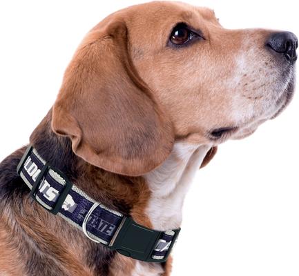 Show full view: Pets First Satin Nylon Standard Dog Collar, Kansas State, Large: 14 to 24-in neck, 1-in wide slide 5 of 7