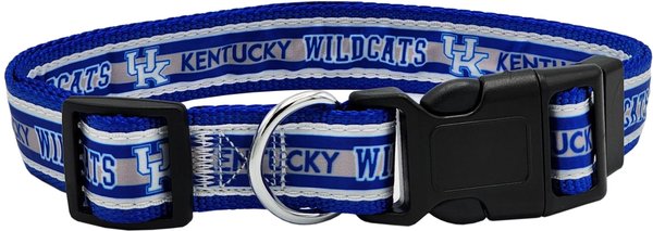 Show full view: Pets First Satin Nylon Standard Dog Collar, Kentucky, Small: 6 to 12-in neck, 3/8-in wide slide 1 of 6