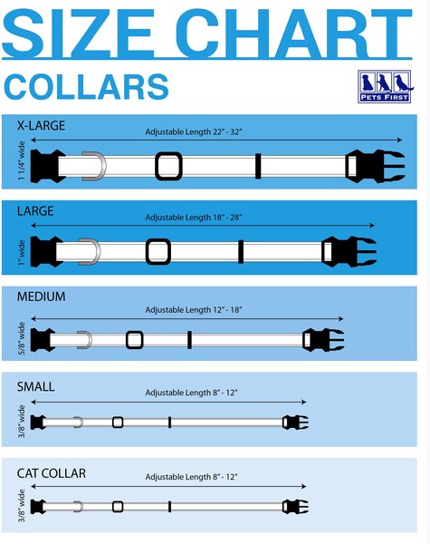 Show full view: Pets First Satin Nylon Standard Dog Collar, Lsu, Large: 14 to 24-in neck, 1-in wide slide 5 of 6