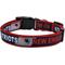 Show in main carousel: Pets First Satin Nylon Standard Dog Collar, New England Patriots, Small: 6 to 12-in neck, 3/8-in wide slide 3 of 7