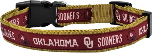 Show full view: Pets First Satin Nylon Standard Dog Collar, Oklahoma, Medium: 10 to 16-in neck, 5/8-in wide slide 3 of 7