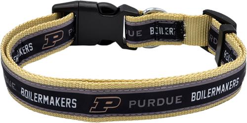 Show full view: Pets First Satin Nylon Standard Dog Collar, Purdue, Large: 14 to 24-in neck, 1-in wide slide 2 of 6