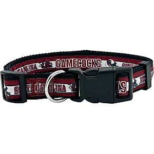 Pets First Satin Nylon Standard Dog Collar, South Carolina, Small: 6 to 12-in neck, 3/8-in wide