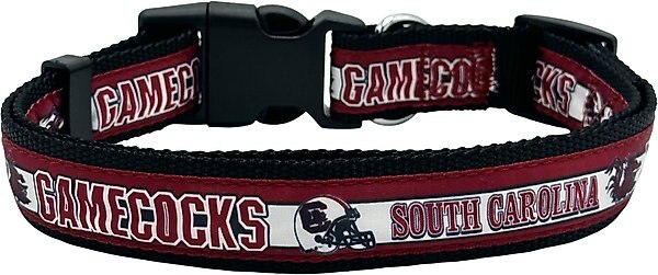 Show full view: Pets First Satin Nylon Standard Dog Collar, South Carolina, Small: 6 to 12-in neck, 3/8-in wide slide 2 of 6