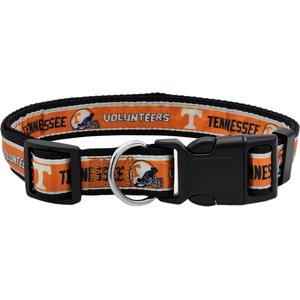 Pets First Satin Nylon Standard Dog Collar, Tennessee, Large: 14 to 24-in neck, 1-in wide