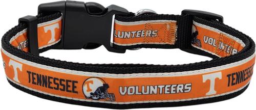 Show full view: Pets First Satin Nylon Standard Dog Collar, Tennessee, Medium: 10 to 16-in neck, 5/8-in wide slide 2 of 6