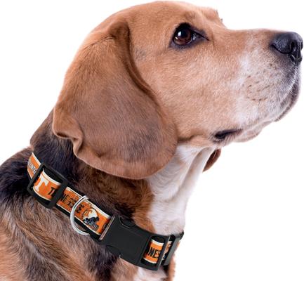 Show full view: Pets First Satin Nylon Standard Dog Collar, Tennessee, Small: 6 to 12-in neck, 3/8-in wide slide 4 of 6