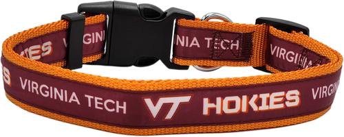 Show full view: Pets First Satin Nylon Standard Dog Collar, VA Tech, Medium: 10 to 16-in neck, 5/8-in wide slide 2 of 6