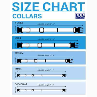 Show full view: Pets First Satin Nylon Standard Dog Collar, West Virginia, Large: 14 to 24-in neck, 1-in wide slide 3 of 6