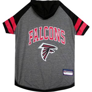 Pets First Sport Team Dog & Cat Hoodie T-Shirt, Atlanta Falcons, X-Small