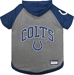 Pets First Sport Team Dog & Cat Hoodie T-Shirt, Indianapolis Colts, X-Small slide 1 of 5