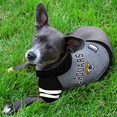 Show full view: Pets First Sport Team Dog & Cat Hoodie T-Shirt, Jacksonville Jaguars, Large slide 3 of 6