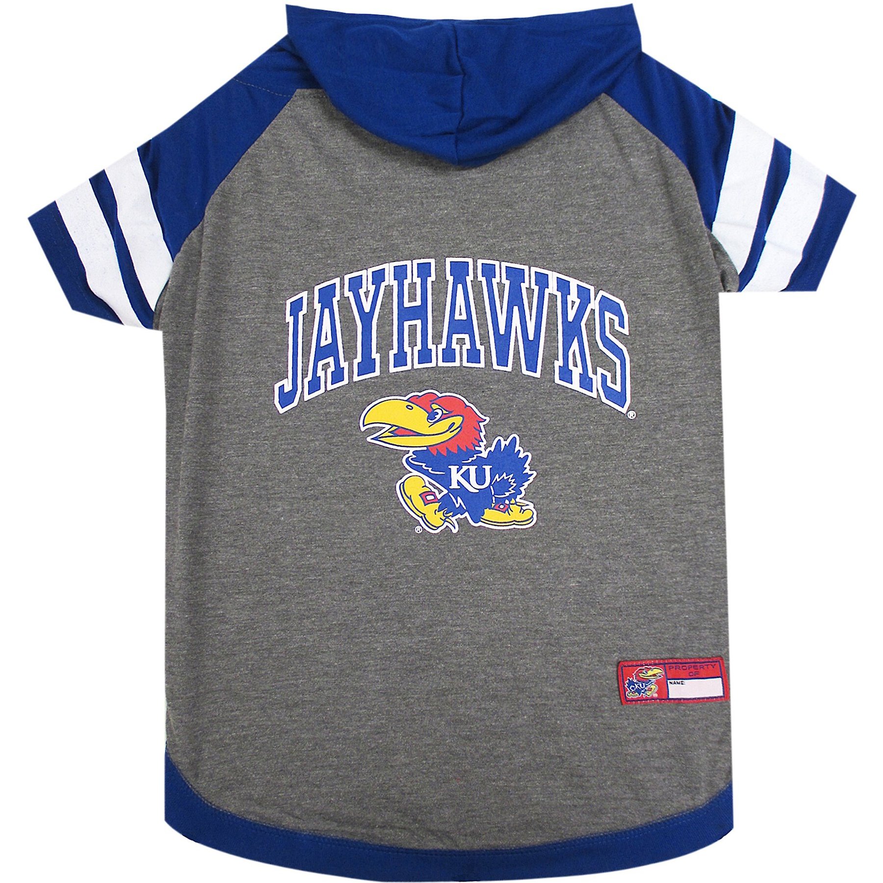 Pets First Sport Team Dog & Cat Hoodie T-Shirt, Kansas, Small