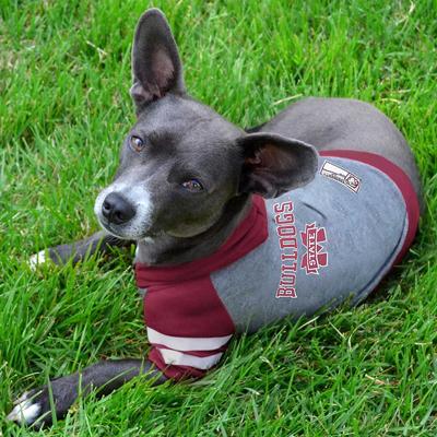 Show full view: Pets First Sport Team Dog & Cat Hoodie T-Shirt, Mississippi State, Large slide 3 of 5